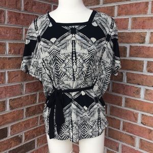 Dana Buchman belted top